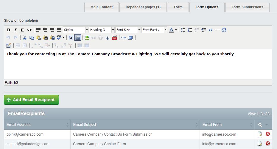Form Builder Options with SilverStripe Content Management Solution