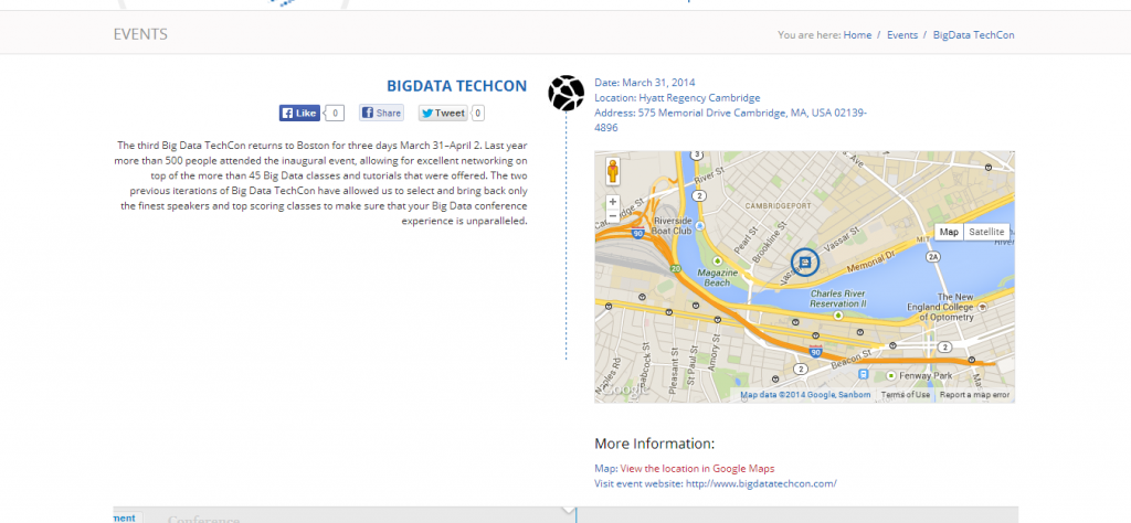 Google Map Integration with Events