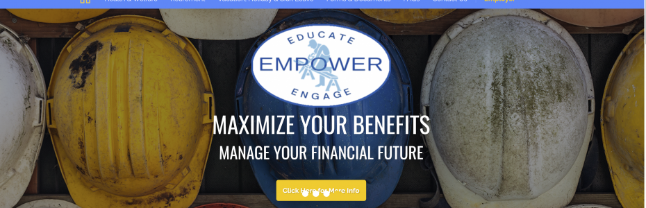 Carpenter Funds Administrative Office Benefit Website Home Page