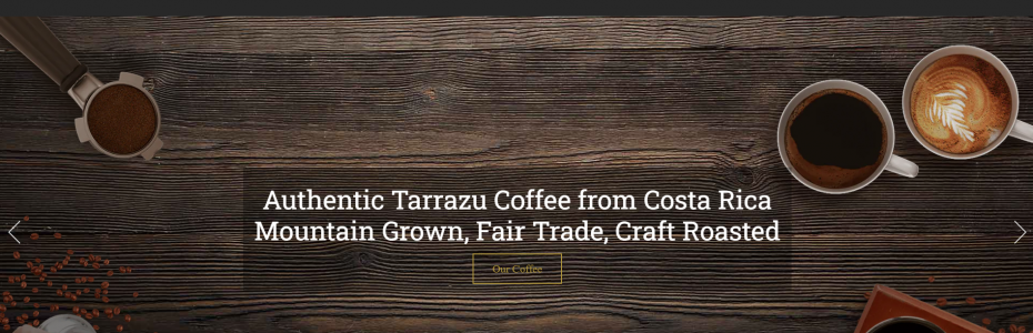 Cafe Jose Specialty Coffee E-Commerce Home Page